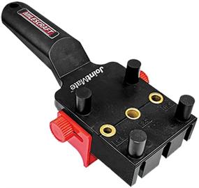 img 3 attached to Milescraft 13190003 1319 JointMate Handheld Dowel Jig - Black/Red