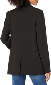 img 1 attached to 👩 Drop Women's Blake Blazer Black: Sleek Women's Clothing, Suiting & Blazers