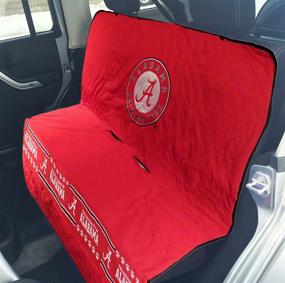 img 2 attached to 🐶 Collegiate Alabama Crimson Tide Pet Car Seat Cover - Put Your Pets First