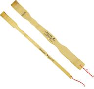 бамбуковый ручной массажер для спины bamboomn bamboo wooden scratchers backsratcher логотип