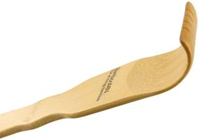 img 2 attached to Бамбуковый ручной массажер для спины BambooMN Bamboo Wooden Scratchers Backsratcher