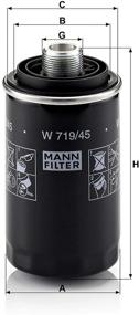img 3 attached to Mann-Filter W 719/45 Spin-on Oil 🔍 Filter: Optimal Efficiency for Superior Engine Performance