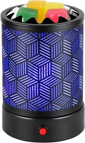 img 4 attached to HEKALU 7 Color Electric Wax Melt Warmer: Fragrance Warmer for Home & Office with Decorative Gift Appeal