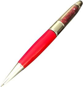 img 1 attached to 🖊️ Stunning Crystal Ballpoint Pen with USB Flash Memory: A Perfect Valentine's Gift with 32GB Storage (Red)
