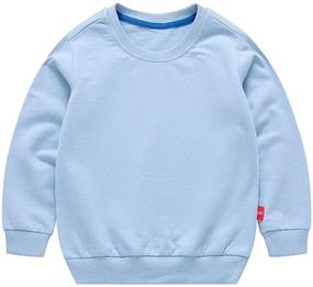 img 4 attached to PTPuke Toddler Little Sweatshirt T Shirts