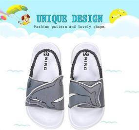 img 3 attached to Тапочки Watelves Toddler Slides 31 для мальчиков: удобная и стильная обувь для активных детей.