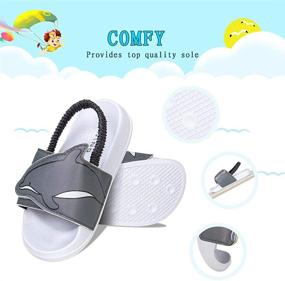 img 2 attached to Тапочки Watelves Toddler Slides 31 для мальчиков: удобная и стильная обувь для активных детей.