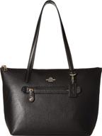 👜 coach taylor tote in pebbled leather - perfect for women logo