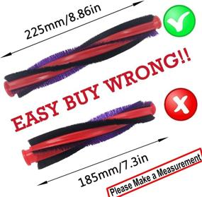 img 3 attached to 🔧 Smilefil 2PCS 963830-02 Vacuum Brush Bar Replacement, 225mm/8.86in, for Dyson V6 Exclusive, HEPA, DC59, DC62, SV03, SV07