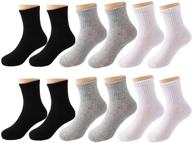 🧦 gender-neutral children's ankle socks: crew, cable knit, casual | ages 1-10 logo