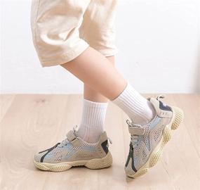 img 2 attached to 🧦Унисекс детские носки для щиколотки: спортивные, с ажурной вязкой, повседневные | Возраст от 1 до 10 лет