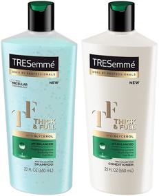 img 1 attached to 🧴 Коллекция Tresemme Pro для ухода за волосами - толстые и объемные - комплект шампуня и кондиционера с глицерином - 22 FL OZ (650 мл) в бутылке - один комплект