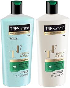 img 2 attached to 🧴 Коллекция Tresemme Pro для ухода за волосами - толстые и объемные - комплект шампуня и кондиционера с глицерином - 22 FL OZ (650 мл) в бутылке - один комплект