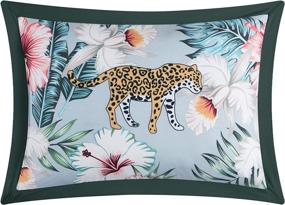 img 1 attached to Chic Home Reversible Comforter Tropical