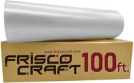 📏 frisco craft 6x100 прозрачная лента для переноса с положением пути для самоклеящихся виниловых знаков, наклеек, наклеек на стенах, дверях и окнах логотип