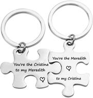 eigso meredith keychain cristina friendship logo