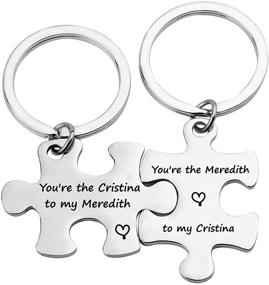 img 4 attached to EIGSO Meredith Keychain Cristina Friendship