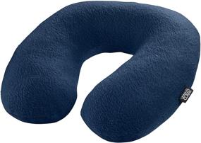 img 1 attached to 🧳 Blue Lewis N. Clark Comfort Neck Travel Pillow: Airplane and Cervical Neck Pillow for Kids and Adults, Contour Pillow with Neck Support