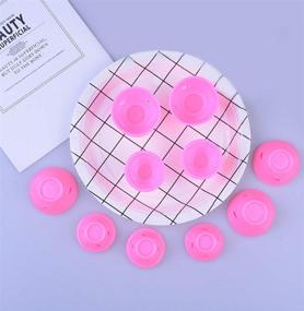 img 3 attached to 🎀 Magic Hair Rollers Set: 40 Pcs - 20 Large & 20 Small Silicone Curlers for Girls