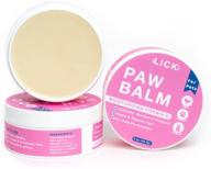 🐾 lick organic paw balm for dogs: mess-free therapeutic paw protection ointment with vitamin e, coconut oil, shea butter, beeswax & more - 2oz логотип