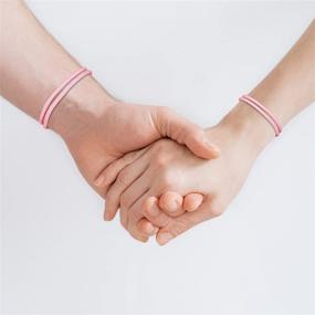 img 1 attached to 👭 Adjustable Girls' Jewelry: Magnetic Friendship Bracelet Collection