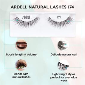 img 2 attached to 👁️ Ardell Natural 174 Lashes - 4 Pack