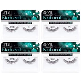 img 4 attached to 👁️ Ardell Natural 174 Lashes - 4 Pack