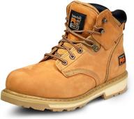 timberland pro pitboss steel toe brown men's shoes - ultimate safety and style logo