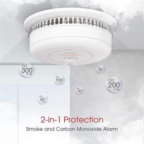 img 1 attached to 🔥 X-Sense SC03: 10-Year Battery Dual Sensor Smoke and Carbon Monoxide Detector Alarm, Auto-Check, Complies with UL 217 & UL 2034 Standards, Not Hardwired