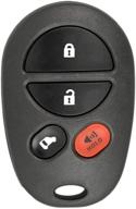 🔑 premium keyless2go replacement: toyota sienna key fob with fcc id gq43vt20t logo