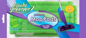 img 4 attached to 🧹 Easily Greener Reusable Swiffer WetJet Compatible Microfiber Mop Pads - 2 Count