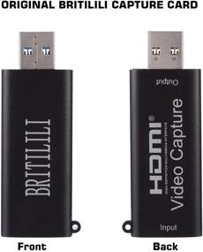 img 2 attached to Видео захват карты BRITILILI HDMI на USB 2.0 - Full HD 1080P 30 кадров в секунду для онлайн трансляций, стриминга, гейминга, обучения, видео конференций.