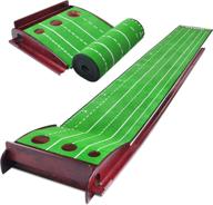 🏌️ golf putting mat by champkey puttech: enhance your putting skills with true roll surface and non-slip backing! logo