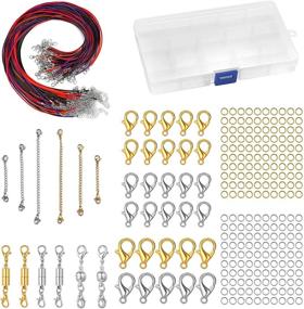 img 4 attached to 💎 A Complete Solution for Jewellery Accessory Extenders and Connectors: Efficient Organizing at its Best