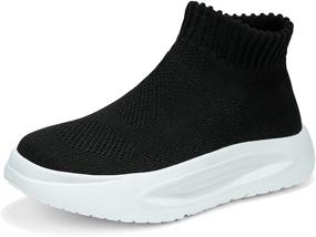 img 4 attached to 👟 Nihaoya Sneakers: Stylish Fashion Walking Athletic Shoes for Girls