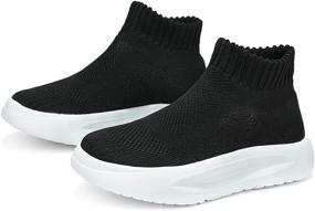 img 3 attached to 👟 Nihaoya Sneakers: Stylish Fashion Walking Athletic Shoes for Girls