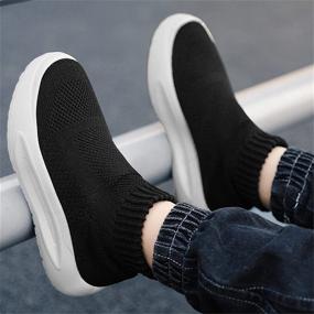 img 1 attached to 👟 Nihaoya Sneakers: Stylish Fashion Walking Athletic Shoes for Girls