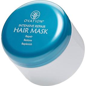 img 4 attached to 🌿 Ovation Hair Intensive Repair Hair Mask - Deep Conditioning Mask for All Hair Types - 8 oz - Hydrates & Revitalizes Dry Damaged Hair - No Silicones/Parabens - w/ Vitamin E, Omega Fatty Acids