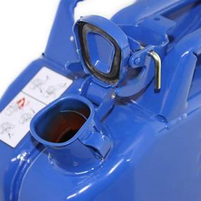 img 1 attached to Wavian USA JC0010BLVS NATO Jerry Fuel Can and Spout System - Authentic Blue (10 Litre)