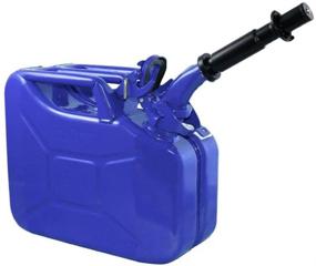 img 3 attached to Wavian USA JC0010BLVS NATO Jerry Fuel Can and Spout System - Authentic Blue (10 Litre)