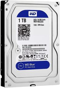 img 3 attached to WD Blue Desktop 1TB Hard Drive - 3.5 inch, 5400~7200RPM, SATA3 (6.0GB/s), 64MB 💾 Cache, Ideal for PC, Mac, CCTV, NAS, DVR, Raid and SATA Applications, 1 Year Warranty