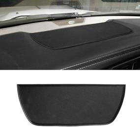 img 4 attached to 🚗 Auovo Dashboard Mat Liner for Ram Pickup 1500 2500 3500 2011-2018 - Premium Black Trim Interior Car Accessories at Best Price!