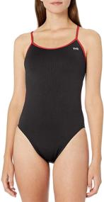 img 3 attached to TYR Hexa Trinityfit Black RED Sports & Fitness in Water Sports