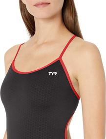 img 2 attached to TYR Hexa Trinityfit Black RED Sports & Fitness in Water Sports