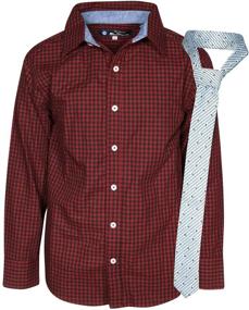 img 3 attached to Boys Long Sleeve Button Down Shirt by Ben Sherman