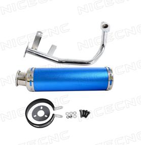 img 1 attached to Nicecnc Exhaust Muffler 1P39QMB Scooters Motorcycle & Powersports