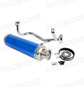 img 4 attached to Nicecnc Exhaust Muffler 1P39QMB Scooters Motorcycle & Powersports