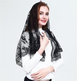 img 2 attached to Католическая часовня Infinity Mantilla Floral