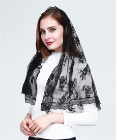 img 3 attached to Католическая часовня Infinity Mantilla Floral