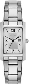 img 4 attached to Caravelle Dress Quartz Ladies Watch, Stainless 🕰️ Steel, Silver-Tone - Model 43L203: Elegant Timekeeping with Style